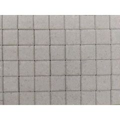 Betonstraatsteen half 6 cm grijs