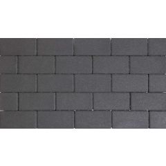Design brick 6 cm black mini facet komo