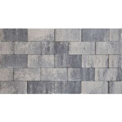Design brick 6 cm nero/grey mini facet komo