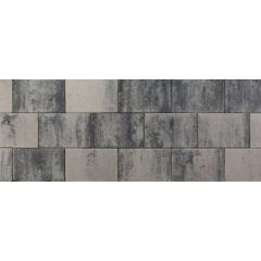 Patio square 20x30x6 cm nero/grey