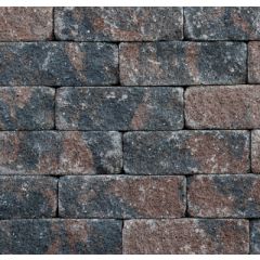 Splitrock trommel 32x13x11 cm bruin/zwart
